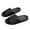 Black, variant on AKAFMK Bath Slippers for Women Towel,Shower Slippers for Men,Men's And Women's Home Slippers Summer Lovers Indoor And Outdoor Thick Soles Stepping On Feeling Light Soft Soles Slippers