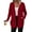 Red, variant on Ribbed Knit Open Cardigan with Patch Pockets Women Cozy Fall Daily Casual Soft Versatile Outerwear Black L
