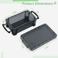 thumbnail image 4 of 6 Assorted Colors Mini Plastic Boxes, Small Storage Containers with Locking Lids, Clear Plastic Organizer Boxes for Crafts, Stationery, Jewelry, Sewing Multipurpose Cases, 4 of 6