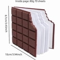 thumbnail image 5 of Chocolate Scented Taste Memo Pad, 80 Sheets Self-Adhesive Reusable Small Notebook, Writing Creative Mini Notebook for School Office..., 5 of 5