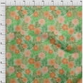 thumbnail image 4 of oneOone Polyester Spandex Sea Green Fabric Tropical Leaf Sewing Craft Projects Fabric Prints By Yard 56 Inch Wide, 4 of 4