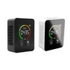 Flyiast CO2 Air Monitor Carbon Dioxide TVOC Detector Temp Test with Battery (Black)