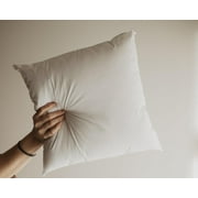 Cotton Cover Hypoallergenic Polyester Filled Pillow Insert | 12x12 | 14x14 | 16x16 | 18x18 | 20x20