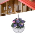 thumbnail image 3 of Flor En Maceta De Casa De Muñecas De Arcilla, Linda Planta Colgante Decorativa Fácil De Organizar 1:12 Para Casa De Muñecas, 3 of 7