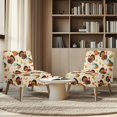 thumbnail image 4 of HELLHERO Turkey Harvest Scene Dustproof Elastic Bottom Armless Accent Chair Cover Stain Protection Armless Accent Chair Protector for Armless Chair, 4 of 8