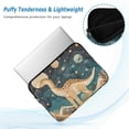thumbnail image 2 of FORMRS 15"-15.6" Laptop Sleeve Protective Case Soft Carrying Quilted Computer Bag Cover, Dinosaur at Night, 2 of 7