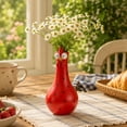 thumbnail image 3 of Elegant Long Neck Chick Ceramic Vase Colorful Chicken Statue Big Eye Cartoon Resin Rooster Vase Funny Outdoor -Shaped Vase for Desk Shelf Display Lawn Yard Office Home Decor, 3 of 4