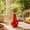 Red 1PC, variant on Elegant Long Neck Chick Ceramic Vase Colorful Chicken Statue Big Eye Cartoon Resin Rooster Vase Funny Outdoor -Shaped Vase for Desk Shelf Display Lawn Yard Office Home Decor