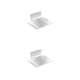 thumbnail image 1 of Advancent Soporte de inodoro Soporte de baño de montaje de jabón Instalación práctica Sin taladro Accesorios para el hogar Suministros de blanco mate 2piezas, 1 of 6
