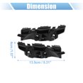 thumbnail image 3 of Unique Bargains 1 Pair Left and Right Side Front Bumper Mounting Support Bracket NO.57707CA050/57707CA040 for Subaru BRZ, 3 of 7