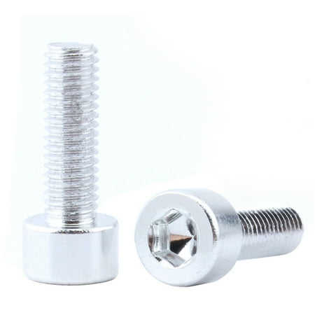 

2pcs For Bicycle MTB Aluminum Alloy Universal Solid Bottle Cage Screw Hex Socket