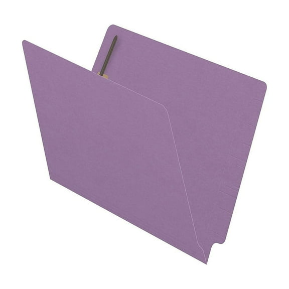 Medical Arts Press Reinforced End Tab File Folder Straight Cut Letter-Size Lavender 50/Box