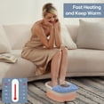 thumbnail image 5 of MaxKare Foot Spa Bath Massager with Heat, Bubbles, and Vibration for Soothe and Comfort Feet, Blue, 5 of 5