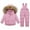 Pink, variant on Honeeladyy Girls Boys 2-Piece Padded Ski Suit,Kids Winter Windproof Waterproof Outdoor Sport Warm Snow Pants and Jacket #Ae-Halloween Gifts