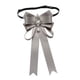 thumbnail image 1 of Pajarita para mujer, ideal para damas y niñas, con lazo ajustable para el cuello de la camisa, ideal para el cuello. Gris, 1 of 9