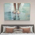 thumbnail image 4 of Abstract Art Modern Decorative Painting Feet Framed Canvas Poster Bedroom Decor Sports Landscape Office Room Decor Gift,Frame-style,24x36inch(60x90cm), 4 of 8