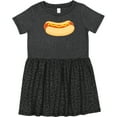 thumbnail image 3 of Inktastic Funny Hot Dog Girls Toddler Dress, 3 of 5