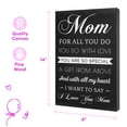 thumbnail image 6 of Canvas Wall Art Mom Gift - Hangable Home Decor Gifts For Mom - Unique Gift For Her, 6 of 6