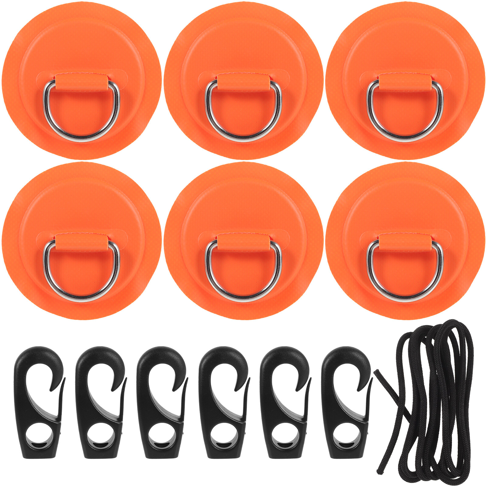 1 Kit of Practical Inflatable Boat Dring Patches Kayak DRing Pads