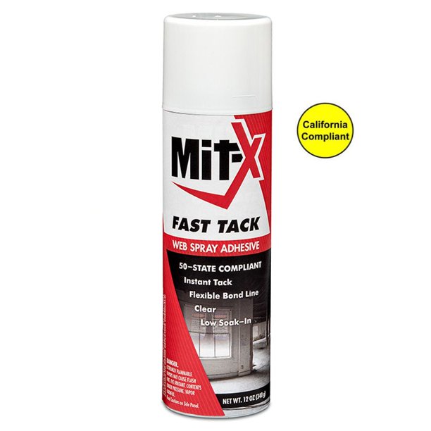 1Pc MitX Fast Tack  Spray Adhesive, California Compliant (12 PK