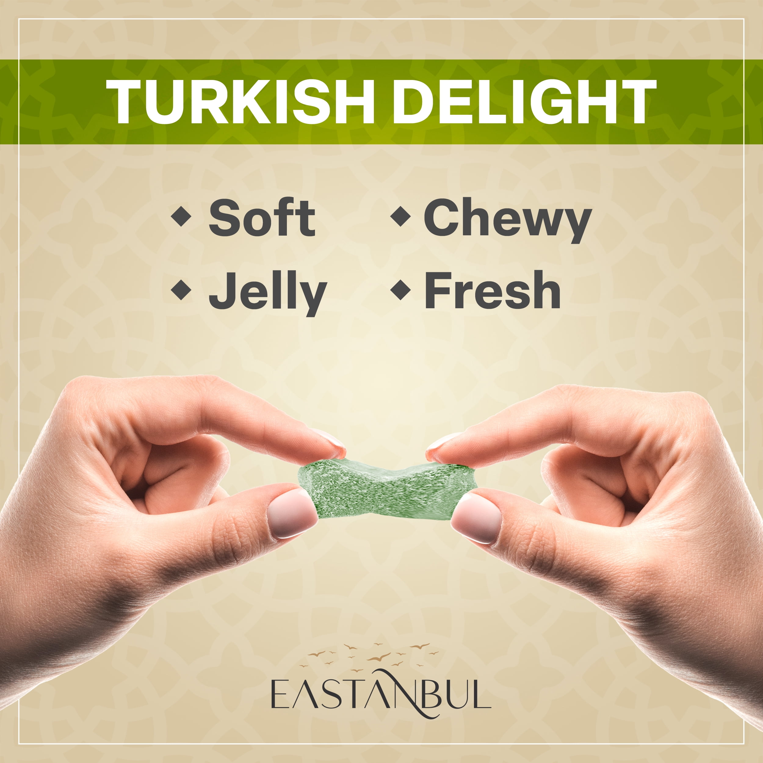 Eastanbul Turkish Delight, Turkish Delights Candy Assorted, Lokum, 35.3oz