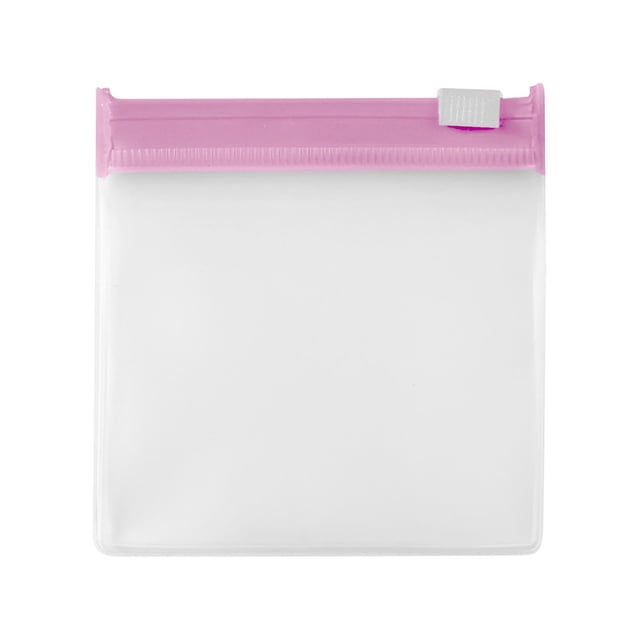 Reusable Zippered Medicine Organizer,Eva Translucent Travel Storage Pouch with Slide Lock,Waterproof Small Plastic Bag for Pills Kilougeis