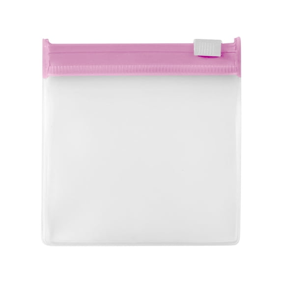 Reusable Zipper Storage Bag, Slide Lock Portable Sealing Plastic Case for Home Organizing Small Items, Includes 1 Bag