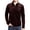 Coffee, variant on Dagegui Mens 1/4 Zip Up Shirts Cotton Long Sleeve Mock Neck T Shirt Casual Dressy Tees Solid Color Business Work Pullover Tops Summer Black,L
