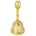 Gseagtia Popular Pure Brass Hand Bell Buddhist Bell Feng Shui Taoist