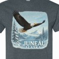 thumbnail image 4 of Inktastic Juneau Alaska Bald Eagle Mountain Landscape T-Shirt, 4 of 5