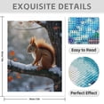 thumbnail image 3 of Diamond Art Kit for Adults, Squirrel Winter Branch Scene Diamond Painting for Adults Beginners, 5D DIY Diamond Art Painting Kits, Colorful Diamond Painting Craft for Home Decor 12x16, 3 of 7