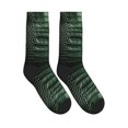 thumbnail image 4 of Women's Men's Alligator Skin Seamless Green Texture Colorful Novelty Pattern Crew Athletic Socks, 4 of 7