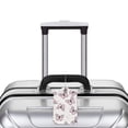 thumbnail image 5 of Fuzoiu Pink Butterflies (2) Print Premium Leather Luggage Tag,Travel Accessory,Luggage Tag for Suitcase Baggage Handbag Travel Bag,Name Card & Privacy Cover-4 PCS, 5 of 5