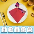 thumbnail image 6 of Nawy Cloth Napkins - Premium Polyester Reusable Fabric for Events and Home Decor 2 PCS, 6 of 7