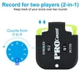 thumbnail image 3 of Unique Bargains Golf Score Counter, 2 Digits Scoring Keeper Mini Golf Shot Stroke Counter, Black Green, 3 of 5