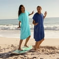 thumbnail image 5 of Flyingstar Plain Towel Robe, Blue, 5 of 7