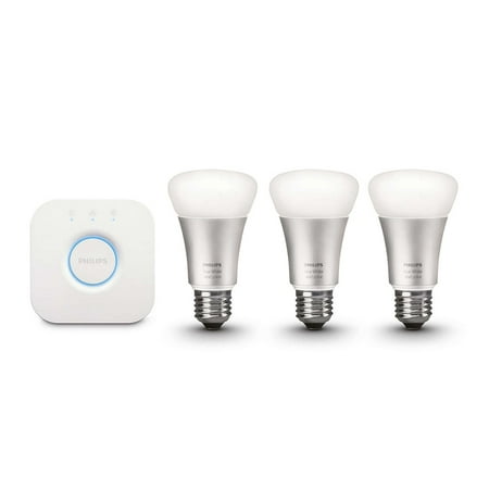 Philips Hue White/Color 3-Bulb 2nd Gen A19 Starter Kit Certified (Certified