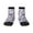 2 Black-1, variant on music Skull record mike Pattern Quarter Crew Socks,Toe Seamed Ankle Socks,Cotton Cushioned Breathable Athletic Crew Sports Socks
