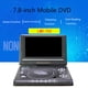 thumbnail image 3 of Reproductor de DVD Methold 7.8 pulgadas con Control remoto y batería recargable negro, 3 of 6
