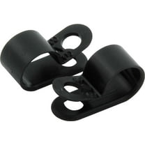 Allstar Line Clamp - Adel - 1/2 in ID - Nylon - Black - Set of 10 ALL18313