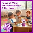 thumbnail image 5 of SmartyPants Toddler Plus Multi & Omegas Multivitamin Gummies, Omega 3 DHA/EPA, Vitamins D3, C, B12, B6, A, K, Zinc, Biotin, Gluten Free, Clean Label, Low Sugar, 3 Flavors, 120 Gummies, 5 of 7