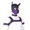 Purple, variant on A-Waroom Unisex Full Face Hood Mask with with Collar Armband and Shoulder Strap