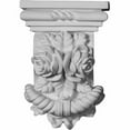 thumbnail image 3 of Ekena Millwork 3 7/8"W x 2 1/4"D x 5 3/4"H Rose Corbel, 3 of 20