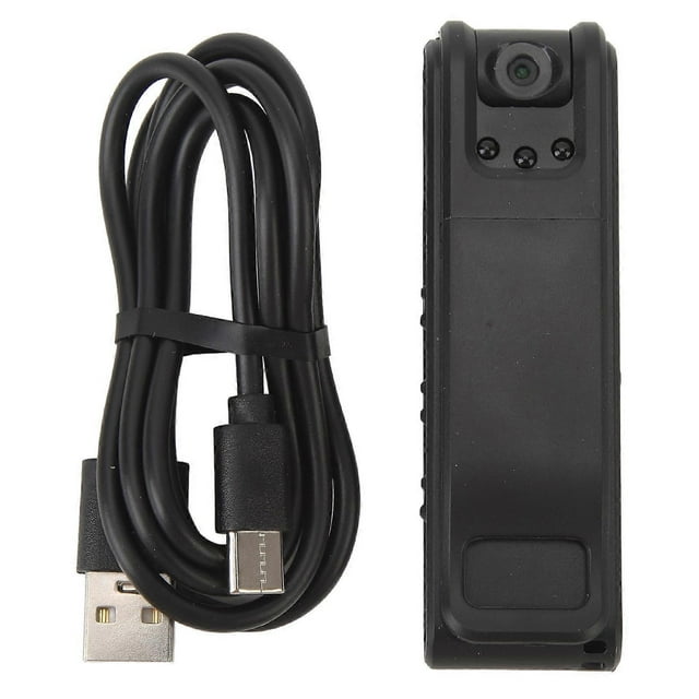 Mini Body Camera 1080P HD Night Vision Loop Recording Portable Magnetic Pocket Video Recorder with Back Clip for Law Enforcement and Security Officers