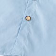 thumbnail image 4 of Coerni Boys' Short Sleeve Button Down Shirt Toddler Casual Dress Shirt Cotton Summer Top with Pocket Kids Solid Color Clothes, 4 of 9