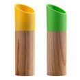 thumbnail image 1 of Salt And Pepper Grinder Set, Manual Wood Pepper Mill & Salt Grinder With Adjustable Coarseness, 1 of 5
