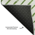 thumbnail image 5 of Addison Rugs Mayfield Premium Machine Washable Transitional Holiday Stripe Green Rectangle Rug, 3' x 5', 5 of 7