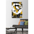 thumbnail image 2 of NHL Pittsburgh Penguins - Maximalist Logo 23 Wall Poster with Push Pins, 22.375" x 34", 2 of 5