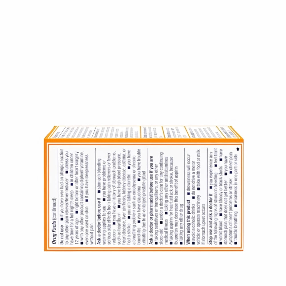 Motrin PM Caplets Ibuprofen Nighttime (Pack of 2)