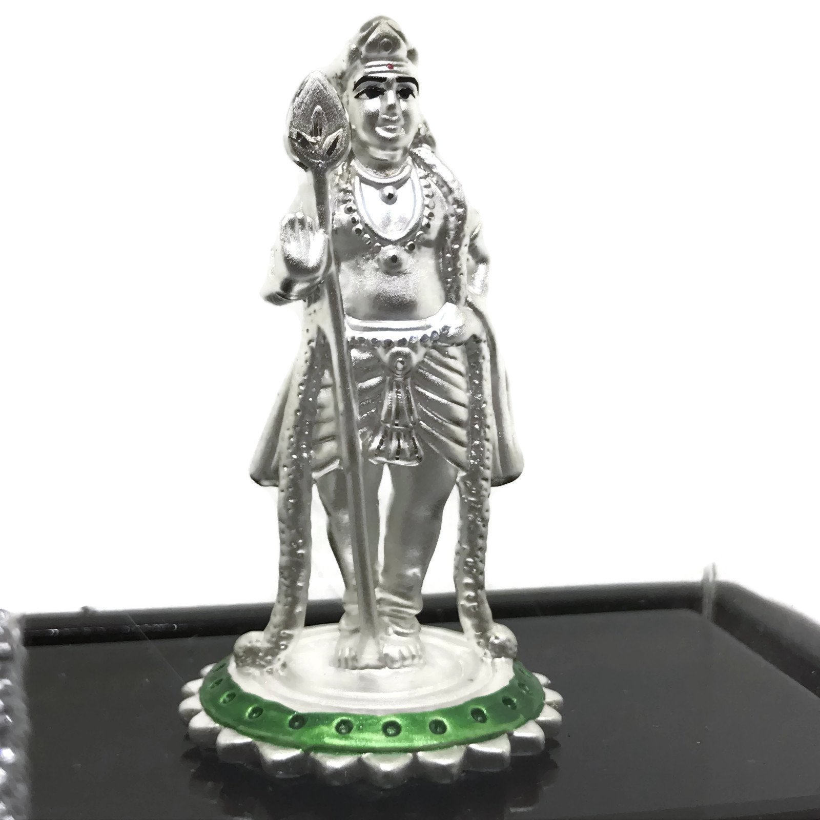 999 Pure Silver Lord Murugan / Karthik idol / Statue / Murti Walmart